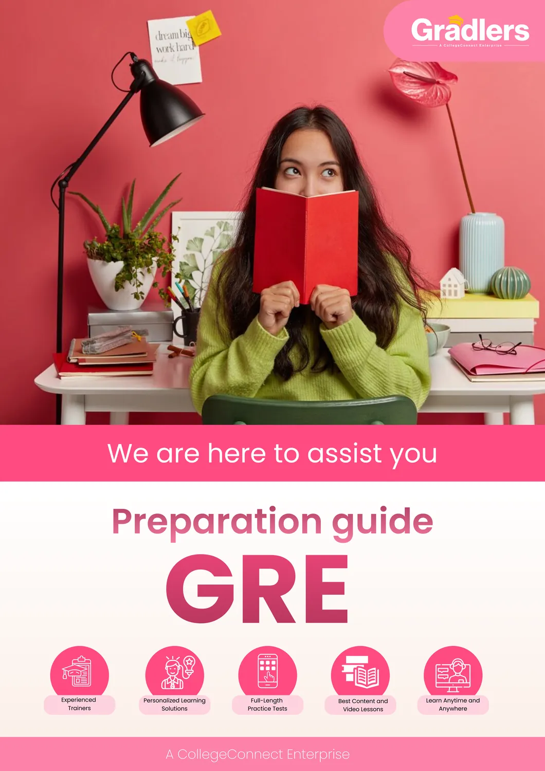 GRE brochure, front page