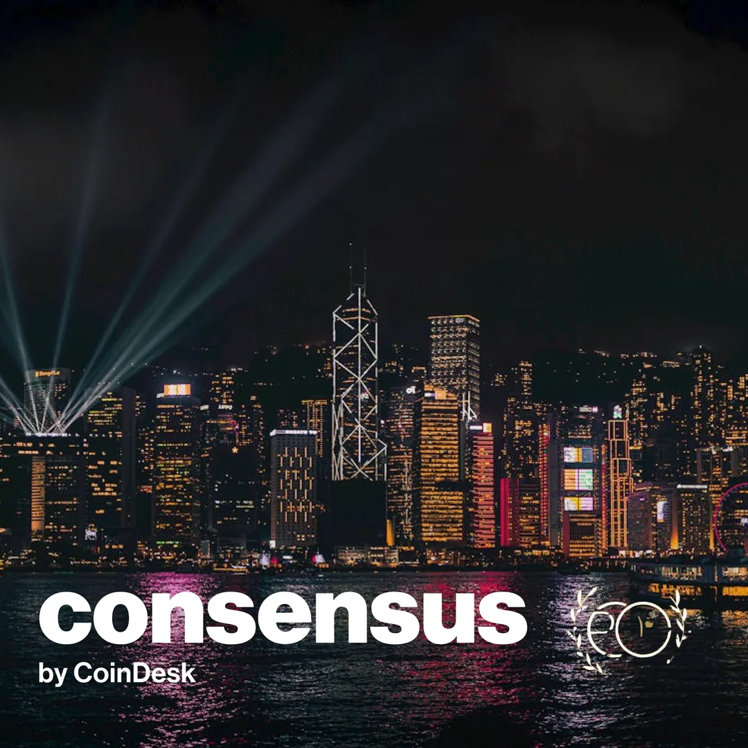 Consensus by CoinDesk event post